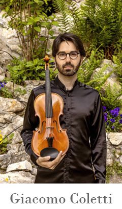 Giacomo Coletti CV - first violin